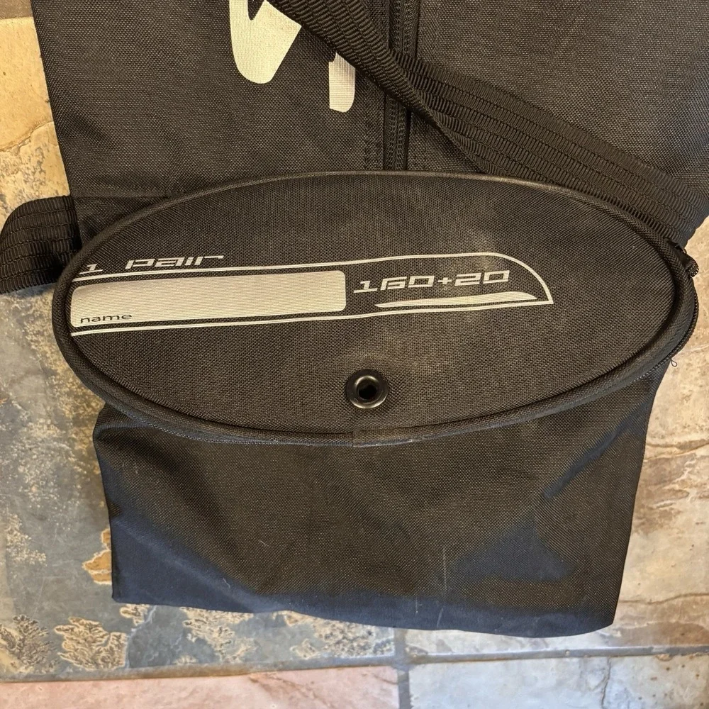 Salomon‎ 160+20 Ski Snowboard Bag Black Carry Strap Zipper Closure 5